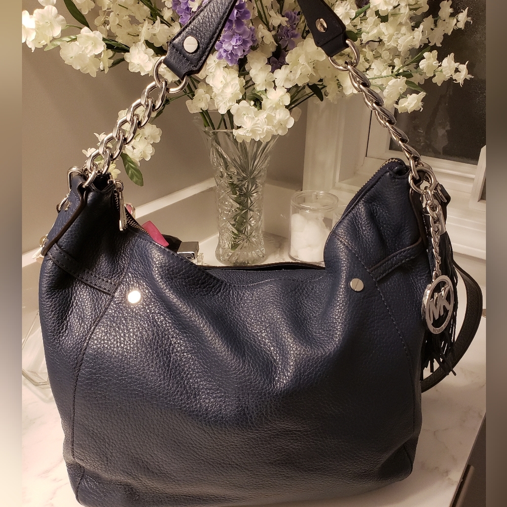 Michael Kors Pebble Leather Satchel